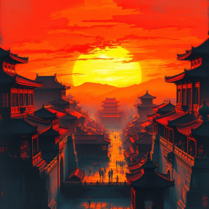 Bloody sunset in forbidden city - 1.jpg