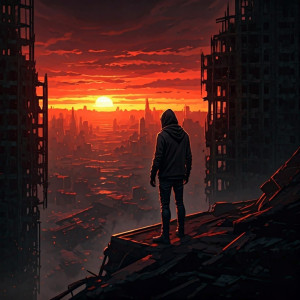 Bloody sunset in apocalyptic city - 2.jpg