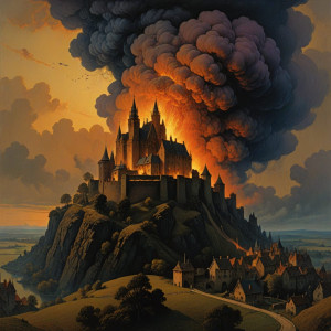 Giant cloud of fire over medieval castle - 1.jpg