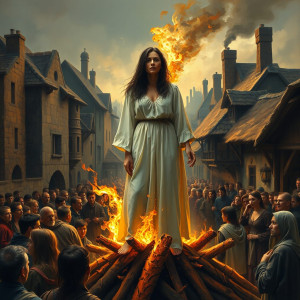 Woman burning at the stake in medieval city.jpg