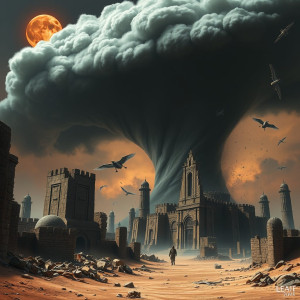 Tornado in ancient city under blood moon.jpg