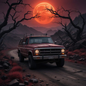 Demonic truck on highway to Hell under blood moon - 5.jpg
