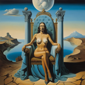 Naked female demiurg on her throne.jpg