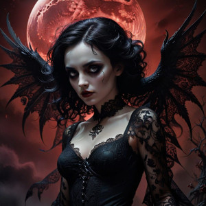 Beautiful demoness under full round blood moon - 4.jpg