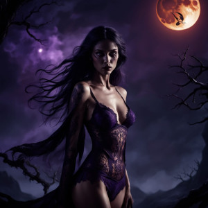 Beautiful sorceress in black lacy underwear - 1.jpg