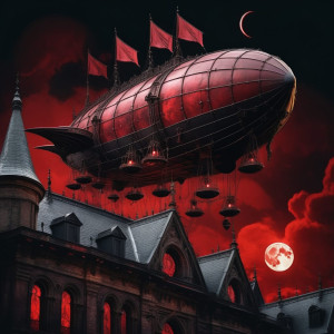 Demonic airship in the sky under full round blood moon.jpg