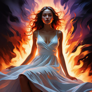Beautiful woman sitting in a flame.jpg