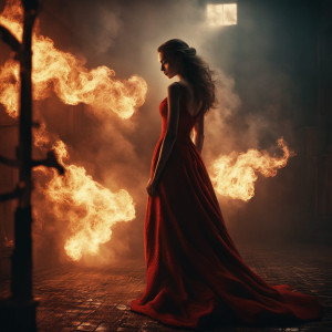 Beautiful woman and a flame.jpg