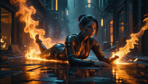 Beautiful woman burning.jpg