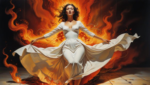 Beautiful woman burning - 1.jpg