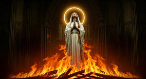 Female Christian martyr on a burning pyre - 1.jpg