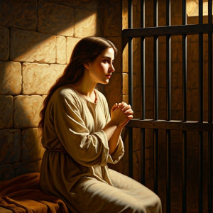 Female Christian martyr in Roman jail - 1.jpg