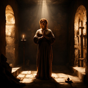 Female Christian martyr in Roman jail - 18.jpg