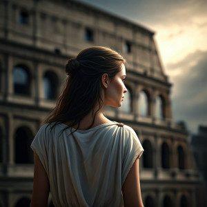 Female Christian martyr in Colosseum - 2.jpg
