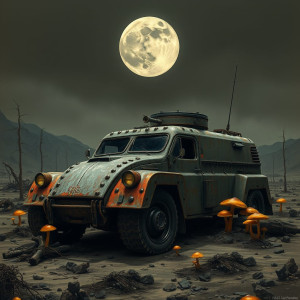 Vintage armoured car in nuclear wasteland.jpg