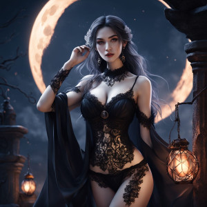 Beautiful sorceress in black lacy underwear - 12.jpg
