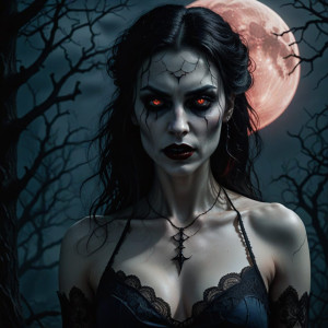 Beautiful female vampire in black lacy underwear.jpg
