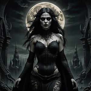 Beautiful female Greek vampire in black lacy underwear.jpg