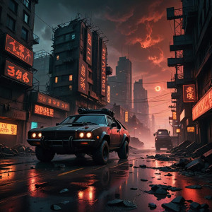 Futuristic armoured car in apocalyptic city.jpg