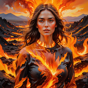 Beautiful woman in lava field.jpg