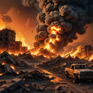 Wall of fire in apocalyptic landscape - 1.jpg