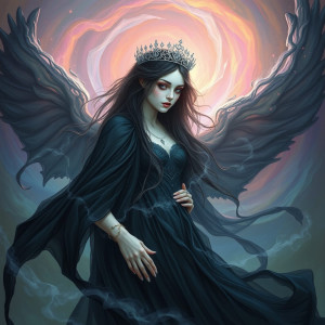 Ethereal goddess of death in magical vortex.jpg