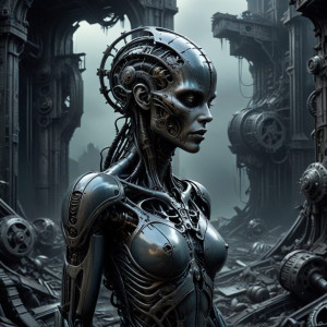 Mechanical woman in apocalyptic city.jpg