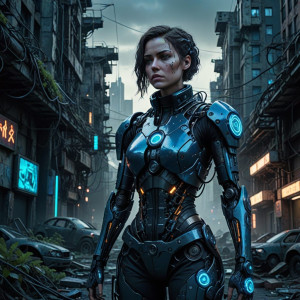 Mechanical woman in apocalyptic city - DXL.jpg