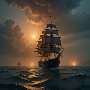 Vintage ship under full moon.jpg