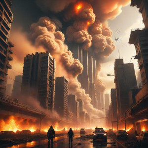 Pyroclastic cloud over futuristic city - CCXL.jpg