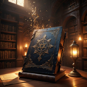 The Book of Shadows in magical library.jpg