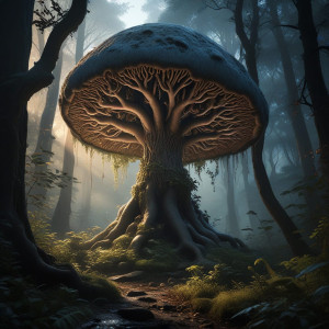 Giant mushroom in magical forest.jpg