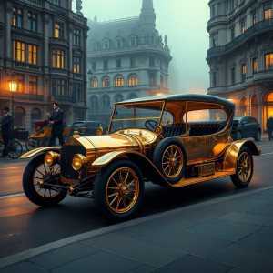Golden vintage car in Victorian London.jpg