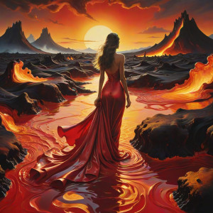 Beautiful woman walking the lava field - CCXL.jpg