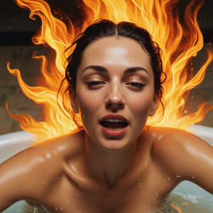 Beautiful woman bathing in roaring fire - RVXL5.jpg
