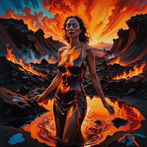 Beautiful woman bathing in lava field - DXL.jpg