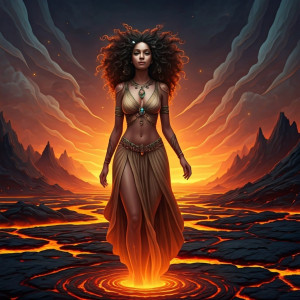 Beautiful woman in lava field.jpg