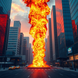 Pillar of fire in modern city.jpg