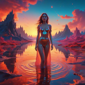Beautiful woman in plasma lake - MDXL1.jpg
