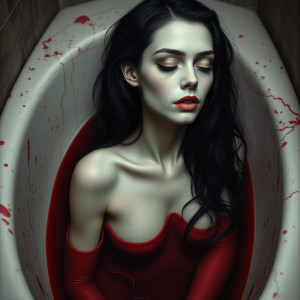 Beautiful woman in blood bath.jpg
