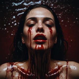 Beautiful woman in blood bath - RVXL51.jpg