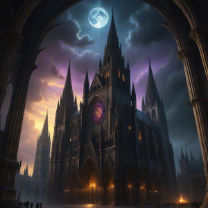 Black Sun over Gothic cathedral.jpg