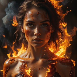 Beautiful woman engulfed in flames - BXL.jpg