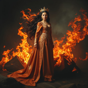 Beautiful queen engulfed in flames - JFL.jpg