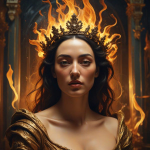 Beautiful queen engulfed in roaring flame -  MDXL.jpg