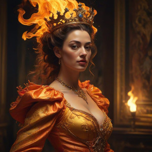 Beautiful queen engulfed in roaring flame - J9.jpg