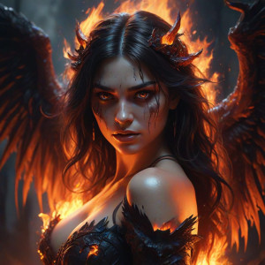 Beautiful demoness engulfed in roaring flame.jpg