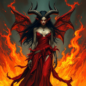Beautiful demoness engulfed in roaring flame - FS.jpg