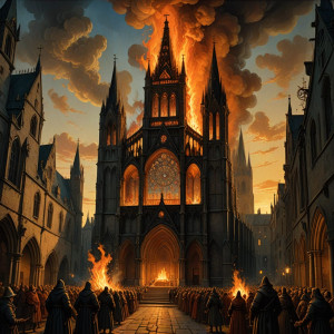 Medieval Gothic cathedral bursts into flames - DXL1.jpg