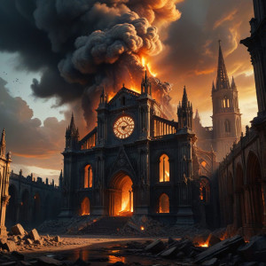 Giant pyroclastic cloud over medieval Gothic cathedral -  BXL.jpg